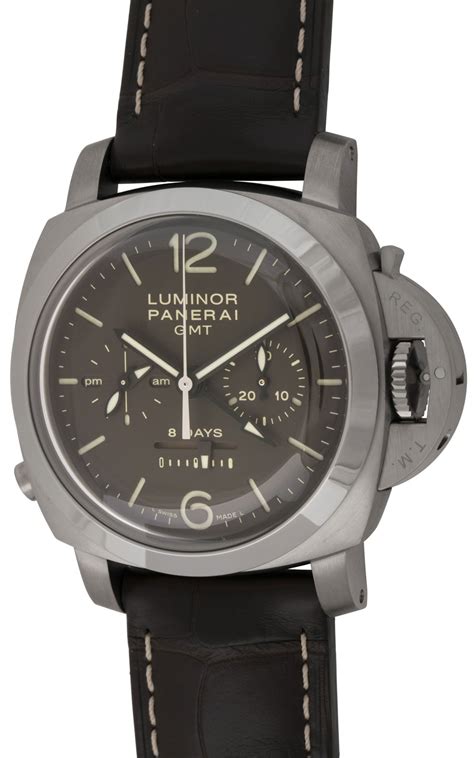 panerai luminor 1950 chrono monopulsante 8 days gmt ceramica|luminor panerai 1950 price.